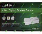  SWITCH NETIS ST3108GS (8-PORT Gigabit Ethernet Switch)