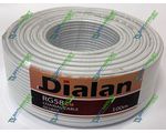 Dialan RG58U CU white (0,8 , 50 , Cuprum ) 1