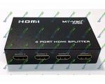 HDMI Splitter 1x4 Full 3D 4port HDMI  V1.4 + Блок питания 5 V
