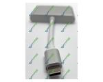 Адаптер USB 3.1 Type-C --> HDMI/Type-C/USB3.0 (M/F (вилка/розетка))