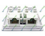   2x RJ-45 CAT5e, UTP  (12-24-130)