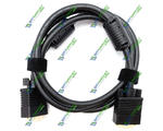 Шнур VGA-VGA ULT-unite 3+9, с фильтрами, gold, 1,5м, чёрный (5-0750-1)
