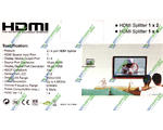 HDMI Splitter 1x2 Full 2port HDMI V1.4 +   5V (4-0003)