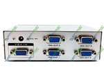 VGA Splitter 1x4 MT-VIKI (1920x1440, 250MHz), металл + Блок питания 9V (4-0111)