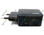 Зарядное TOPK Quick Charge 3.0 2xUSB черный