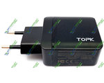 Зарядное TOPK Quick Charge 3.0 2xUSB черный