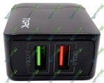 Зарядное TOPK Quick Charge 3.0 2xUSB черный