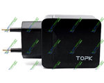 Зарядное TOPK Quick Charge 3.0 2xUSB черный