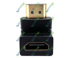  HDMI (FEMALE) - HDMI (MALE) (90 ) (3804)