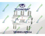 Splitter 4-WAY TECHNOSAT SPD14 5-2300MHZ,   