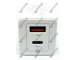  Baseus GaN Fast Charger 45W (1 Type-C + 1 USB) +  USB (Type-C - Type-C)