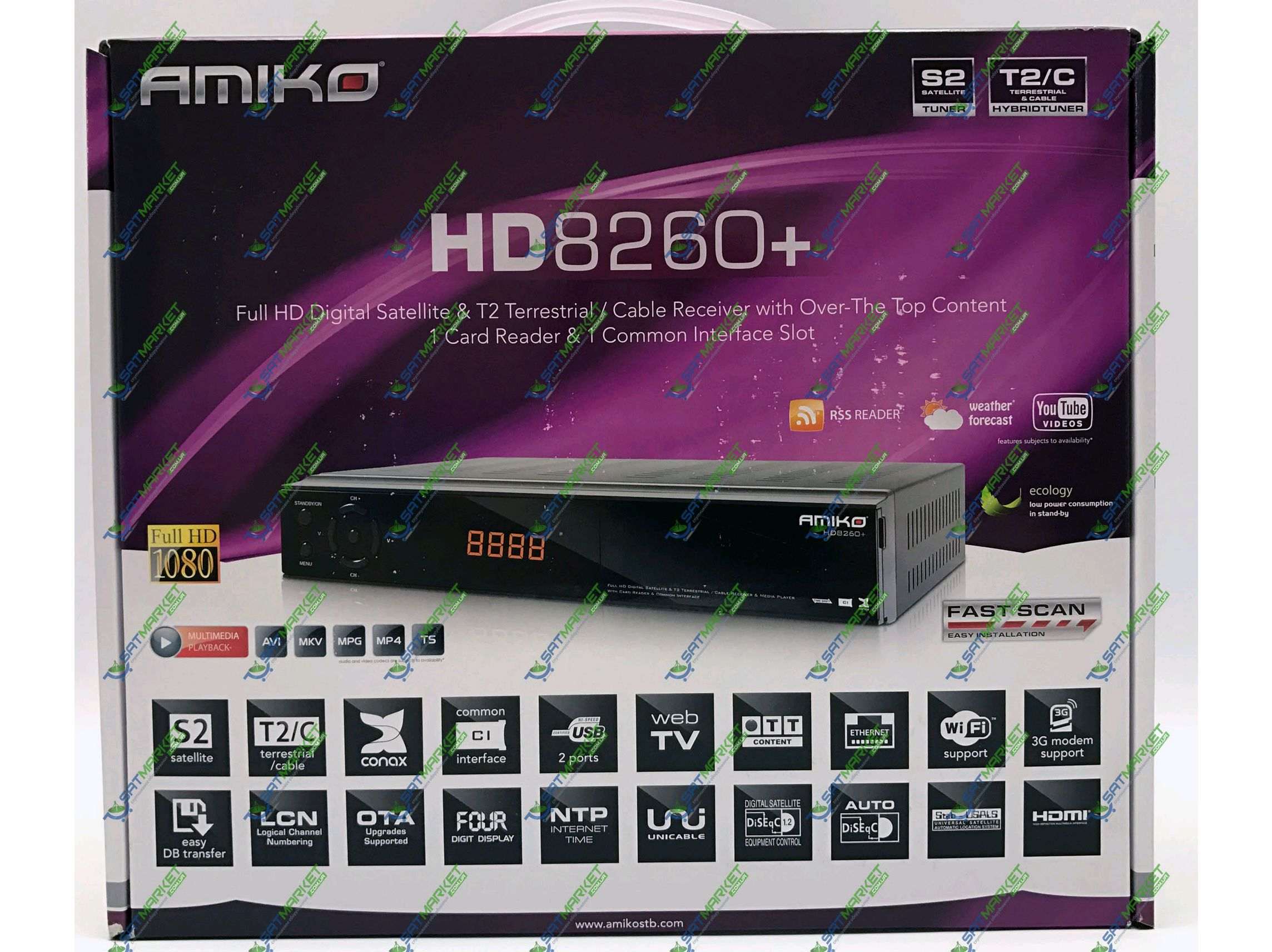 Available full. Amiko hd8260+.